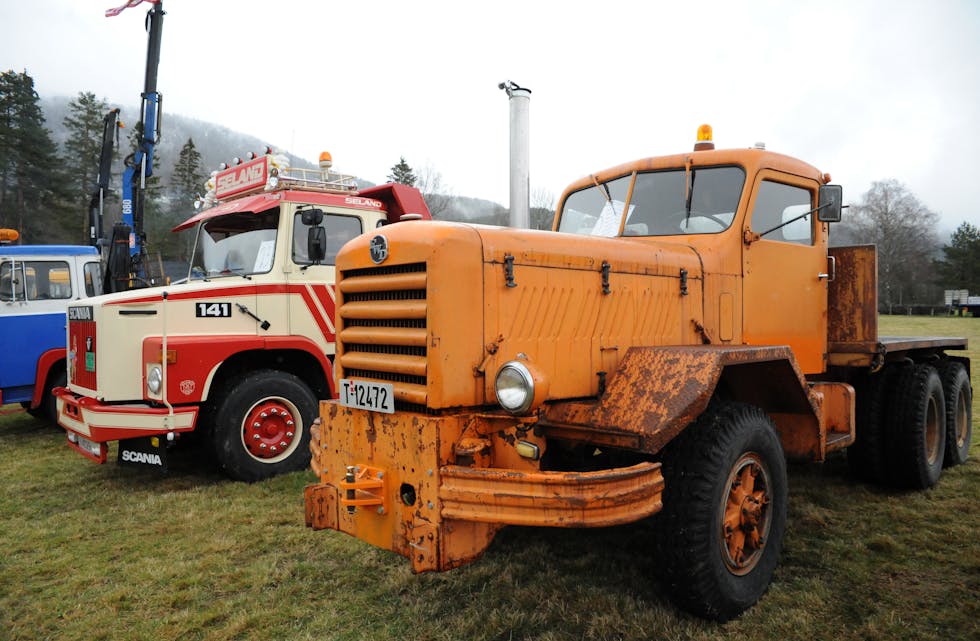 KONVOI: Også i koronaåret 2020 blir det lastebilar å sjå i regi av Kardangfestivalen. Arkivfoto: Gro B. Røiland