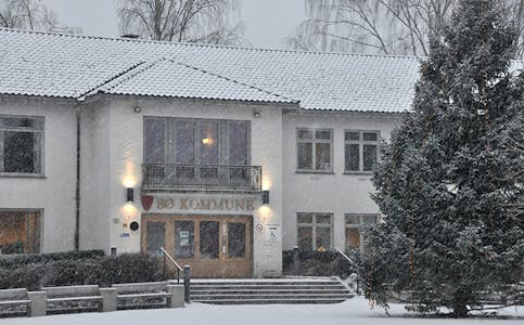 DET KVITE HUS: Kommunehuset i Midt-Telemark.