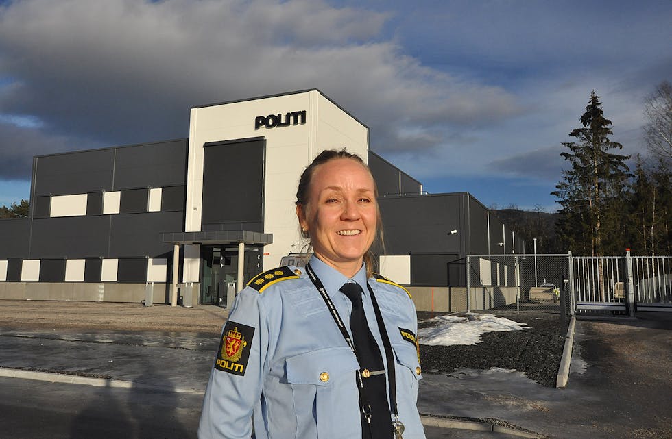 Nytt politihus lensmannskontor Brenna Torshølvegen Midt-Telemark Stine Benjaminsen Nygård lensmann