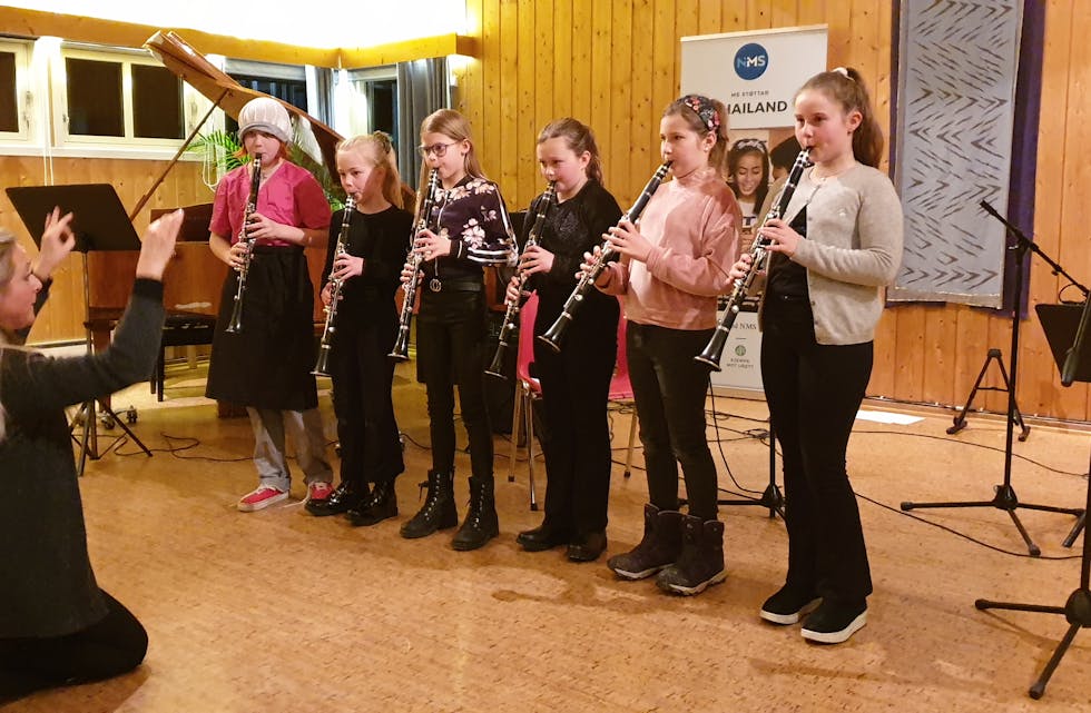 NYBYRJARAR. Nybyrjarkonserten i Midt-Telemark kulturskule er ofte første opptreden for dei som har byrja å spele eit instrument.