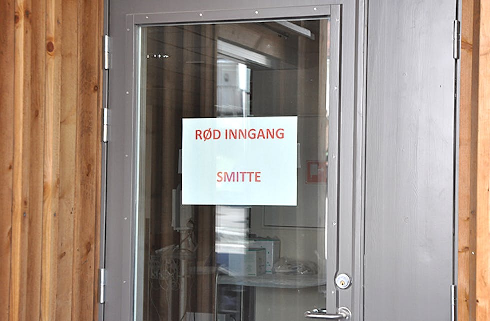 EIGA AVDELING: Det er etablert ei ny avdleing for smitte ved Bø sjukeheim i samband med  koronapandemien.