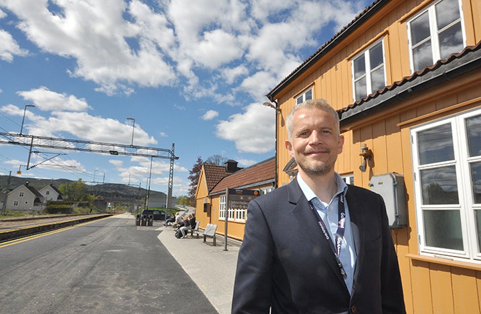 Bø stasjon opning parkering ny 
Jan Vetle Moen sikkerheit- og kvalitetssjef i Go Ahead Go-Ahead