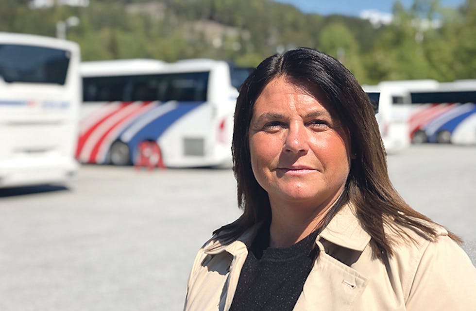 ÅTTE AVGANGAR: Det blir åtte avgangar dagleg for Telemarkekspressen, melder administrerande direktør i Nor-Way Bussekspress, Merethe Olsen.