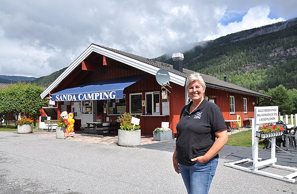 Iris Holm Haug mat servering kiosk Sanda Camping