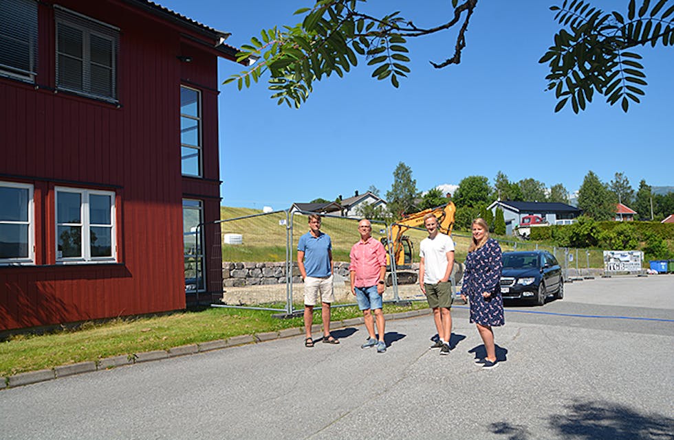 JA I FORMANNSKAPET: Telemark kompetansebygg byggjer ut Hellandtunet og treng meir areal til parkering.