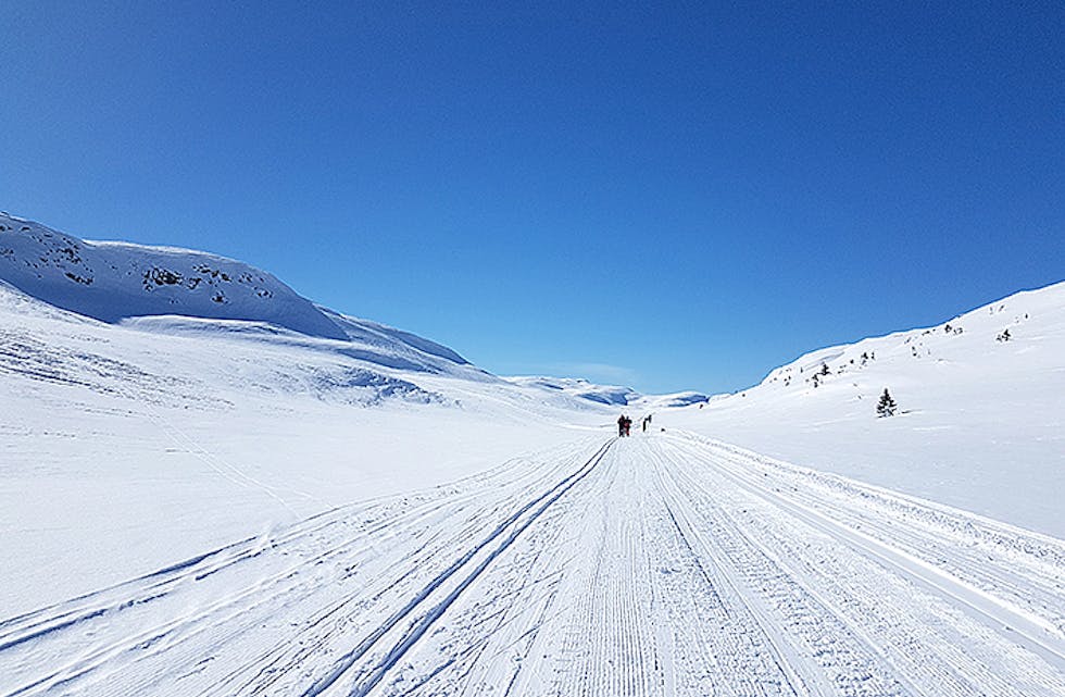 NYE REGLAR: Det er kome nye reglar for køyring med snøskuter i Midt-Telemark kommune. Illustrasjonsfoto