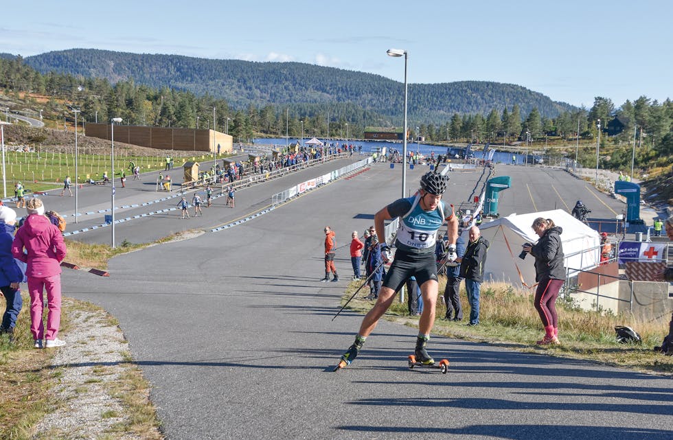 REGIONALT IDRETTSANLEGG: Gautefall biathlonanlegg er eit av anlegga i fylket som tidlegare har fått pengar til regionalt idrettsanlegg og arrangementstilskot til NM i rulleskiskyting.