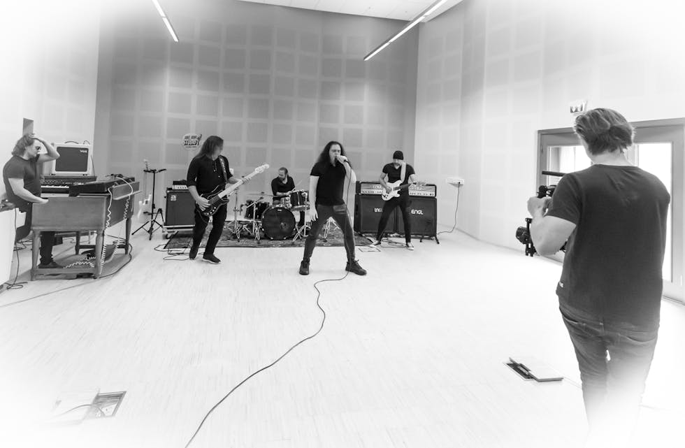 Både låt og video: Rockegruppa Kaasin har spelt inn video til sin debutlåt. Foto: Terje Ottesen