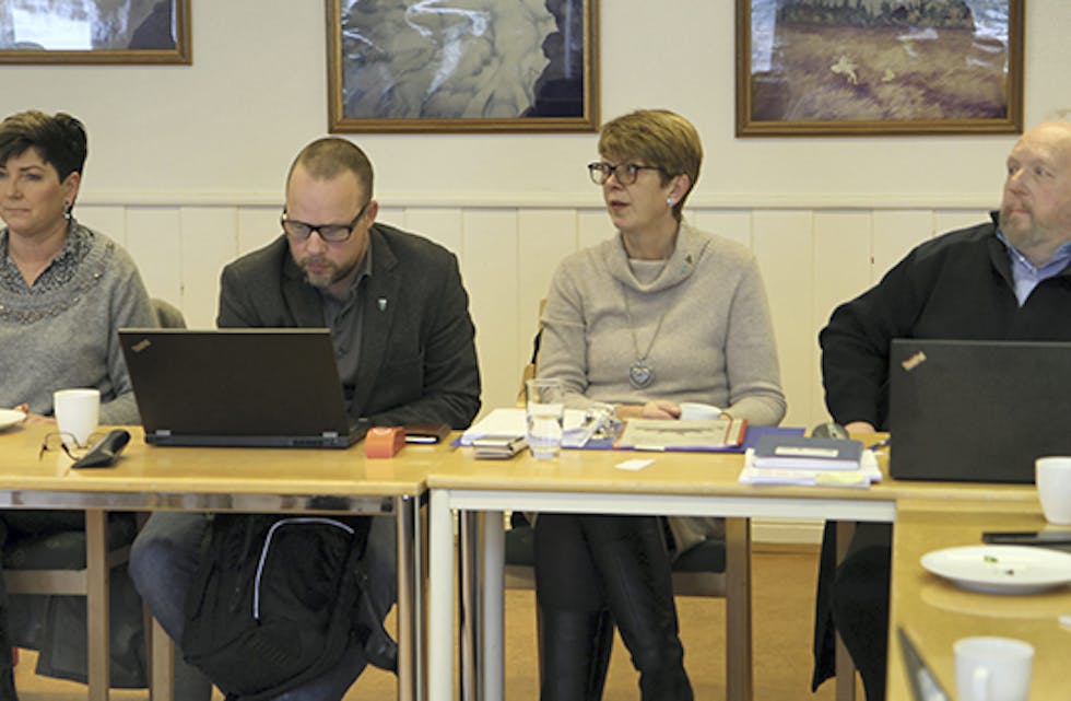 Gry Bløchinger (f.v.), Bengt Hallvard Odden, Mette Haugholt og Borgar Torbjørn Kaasa.

Generalforsamling Irmat