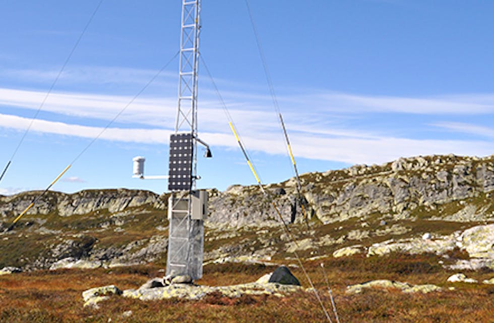 Vêrstasjon Lifjell. September 2013. Meteorologisk institutt.