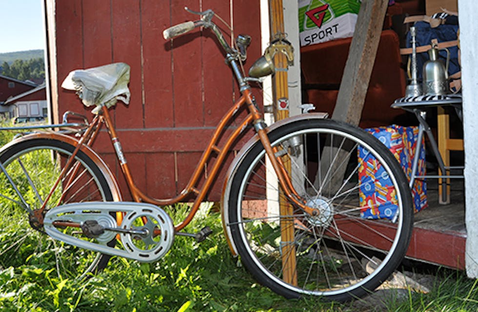 Loppemarknad sykkel