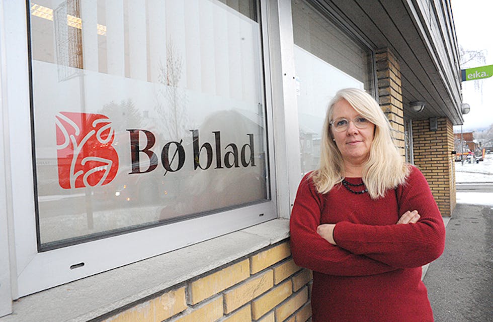 Ansvarleg redaktør i Bø blad - Lokalavis for Midt-Telemark, Hilde Eika Nesje. 