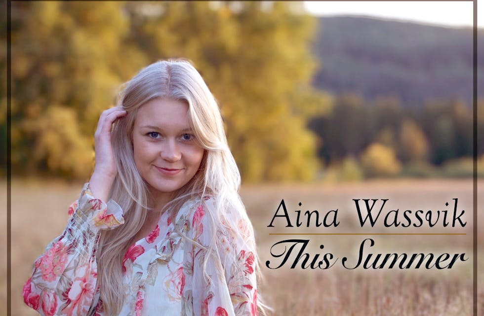 Singelcover: Aina Wassvik gjev ut singellåta «This Summer». Foto: Karine Dyrud Wassvik
