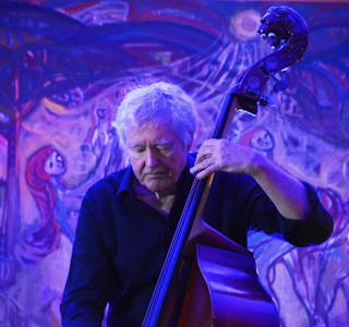VETERAN PÅ SCENEN: Bassist og nestor i norsk jazz, Arild Andersen, spela sist konsert i Bø november 2019.