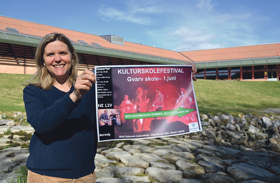 FESTIVAL: Rektor ved Midt-Telemark kulturskule, Guri Røsok, ønskjer elevar, foreldre og andre bygdefolk velkommen til ny festival.
Kulturskulefestival