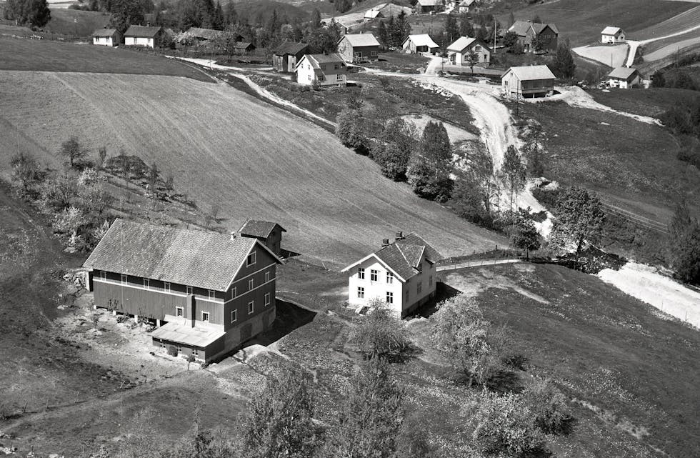 FRÅ FØR I TIDA: Grauteknapp i Bø, truleg frå ca 1950.