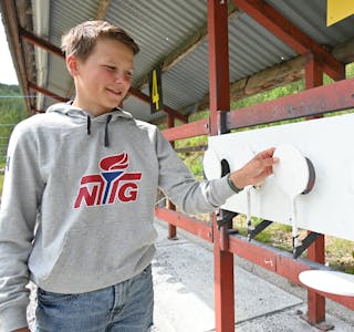 TIL GEILO: Til hausten startar Andreas Aasen Haug (15) på Noregs toppidrettsgymnas i Geilo. Nordbøåsen, NTG Geilo, blinkskudd