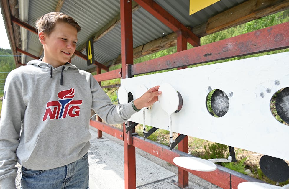 TIL GEILO: Til hausten startar Andreas Aasen Haug (15) på Noregs toppidrettsgymnas i Geilo. Nordbøåsen, NTG Geilo, blinkskudd