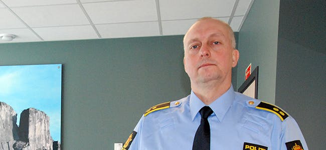 MEIR TIL STADES: Rollef Bergan, seksjonsleiar i politiet i Midt-Telemark.