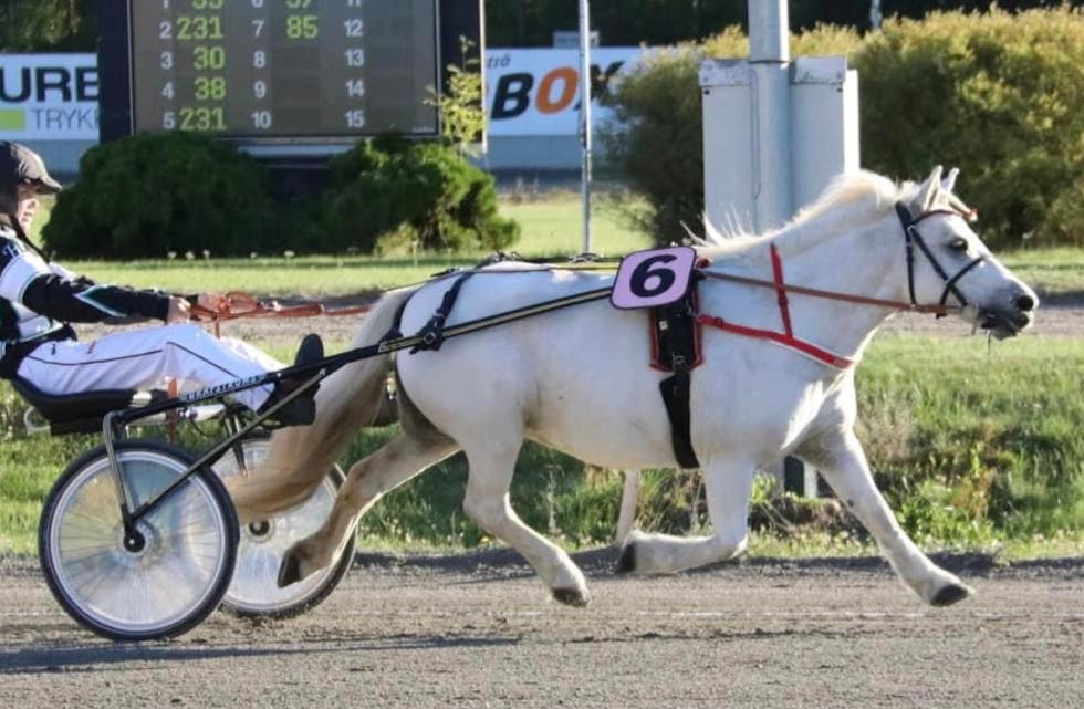 GODE SAMAN: Line Charlotte Bø Hansen og ponnien Emmeros  Cibell vann på 
Bø ponniklubb Tråvlag