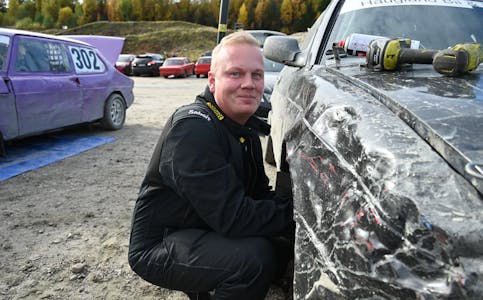 FULL POTT: Sigbjørn Haugland køyrer for NMK Bø.