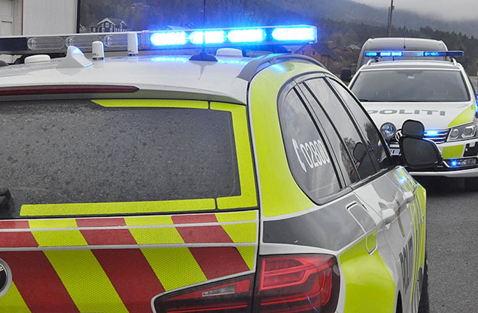 KOLLISJON: Politiet melder om kollisjon i Bø fredag kveld.. 