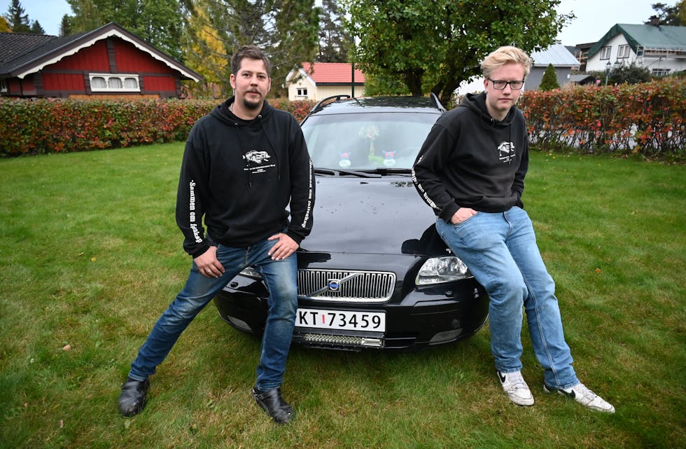 ARRANGØRAR: Morten Febakke (t.v.) står som primus motor bak det nye rallyrittet. Her har han med seg Even Lien Solaas som også sit i styret i motorforeininga.