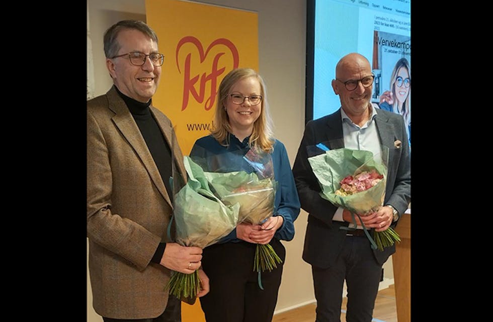 TOPP TRE: F.v. Jens Arnfinn Brødsjømoen, Marianne Nørstrud, Hans Edvard Askjer.