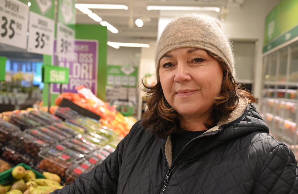 MEIR VEGETAR: Gunn Margit Langkaas fortel at ho kjøper meir vegetarmat enn før.