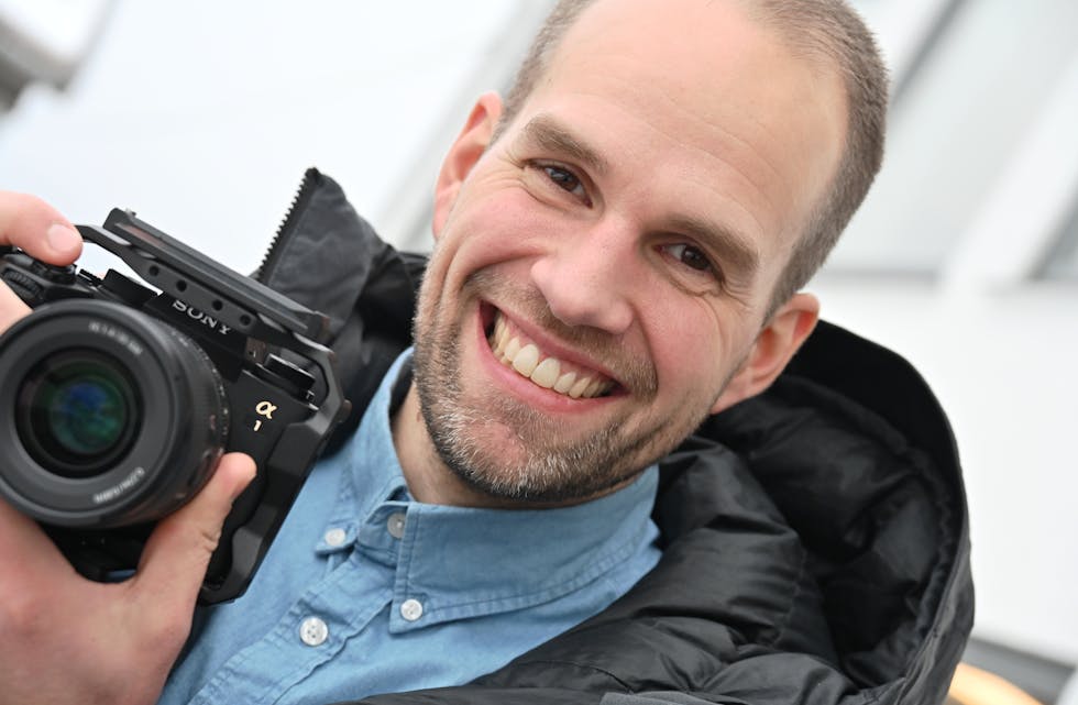 DRIV EIGA BEDRIFT: Torstein Kiserud driv med film og bilde. Nå har han fått eit viktig bevis.
