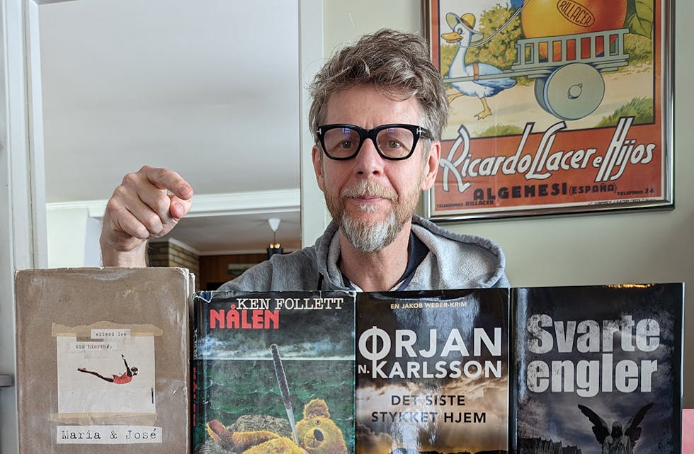FORFATTAREN: Krimforfattar Jarle Sten Olsen har fleire tips til lesestoff i påska.