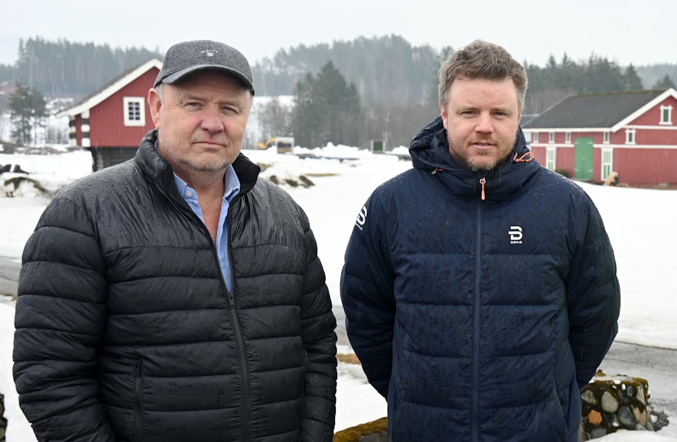 KLAR FOR NYE OPPGÅVER: Einar Forberg (t.h.) har fått ny jobb hos Lars Kåre Haugen på Systemblokk.