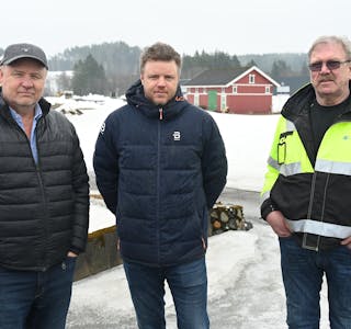 NY NÆRING: Trioen Lars Kåre Haugen (f.v.), Einar Forberg og Cato Rekanes etablerer felles næringsselskap.
