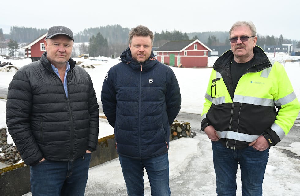 NY NÆRING: Trioen Lars Kåre Haugen (f.v.), Einar Forberg og Cato Rekanes etablerer felles næringsselskap.
