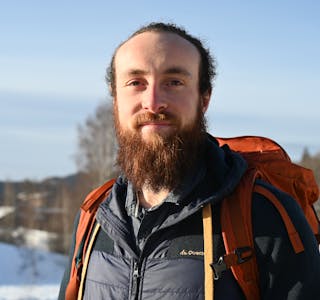 FANTASTISK: Franske Yann Busson elskar den norske vinteren , naturen i Midt-Telemark. og norsk sjokolade.