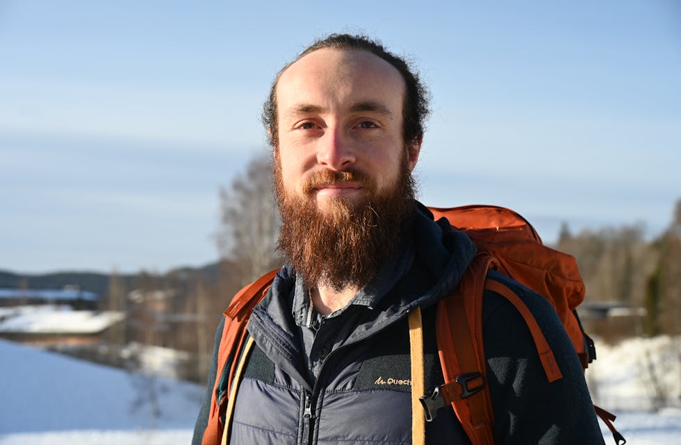 FANTASTISK: Franske Yann Busson elskar den norske vinteren , naturen i Midt-Telemark. og norsk sjokolade.