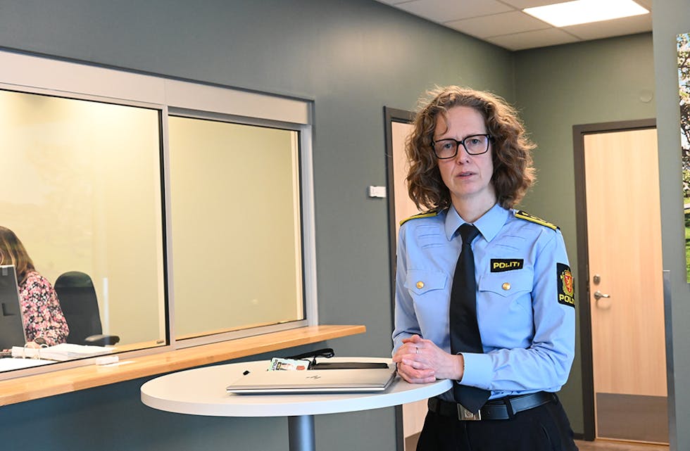 ALVORLEG: Sigrid Dahl, politistasjonssjef for Midt- og Vest-Telemark, ser alvorleg på saka og ønskjer tips. 