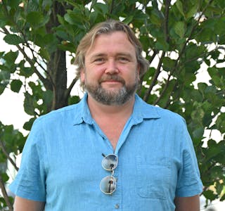 FAST SPALTIST: Bjørn Arve Skjeslien frå Akkerhaugen.