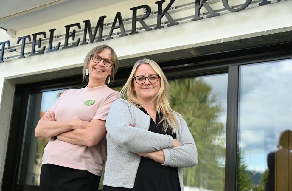 VIL STEMME FRAM KVINNER: Helle Friis Knutzen frå MDG og Karin Hagen frå Ap ønskjer fleire kvinner i kommunestyret i Midt-Telemark.