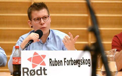 LITEN FORSKJELL: Raudt har 164 stemmer mindre enn KrF onsdag. Ruben Forbergskog er på tredje plass på lista. 