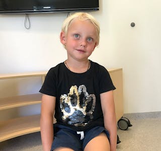 BARNEPRATEN: Bø blad har tatt ein prat med 5 år gamle Viljar. 