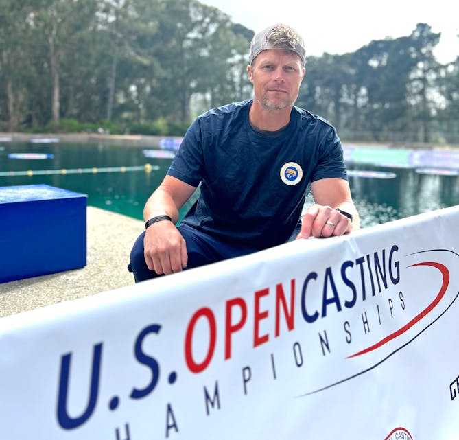 U.S. OPEN: Bøheringen Bjørn Knutslid i U.S. Open i San Francisco.