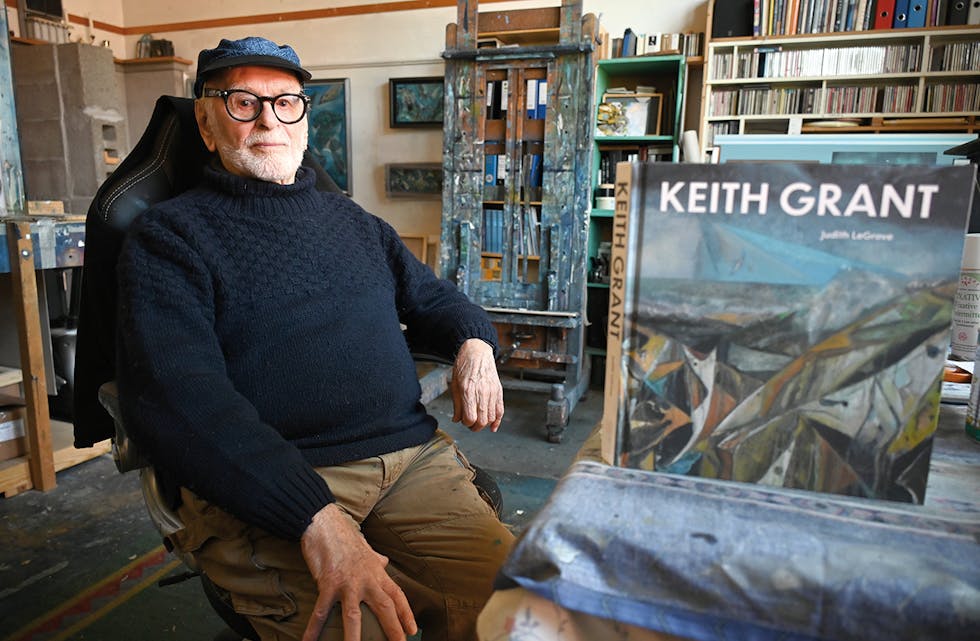 BOKLANSERING: Livet til kunstnaren og mennesket Keith Grant er dokumentert i ny bok. Den blir i haust lansert i hans to heimland. 