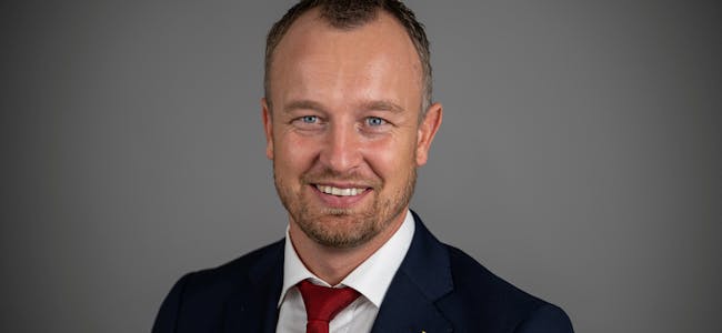 PÅ TOPPEN: Fylkesordførar i nye Telemark, Svein Tore Løkslid.