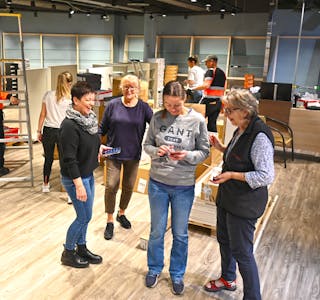 ETABLERING: Den nye skobutikken på Bøsenteret er ein av fleire nye verksemder som blei etablert i Midt-Telemark i fjor.