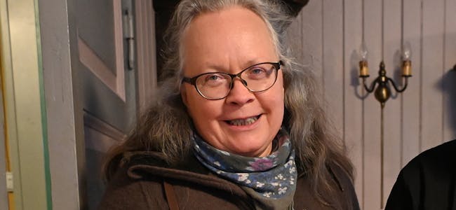 MEINING: Marianne Løvlund.