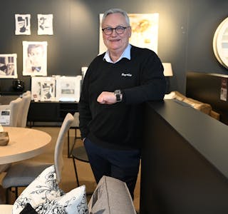 PLANAR: Bjørn Steinar Holmen har store planar for både butikken og eigedomen. 